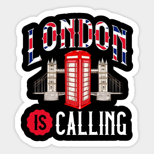 Awesome London Is Calling Skyline UK Sticker by theperfectpresents